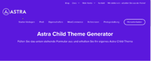 Astra-Child-Thme